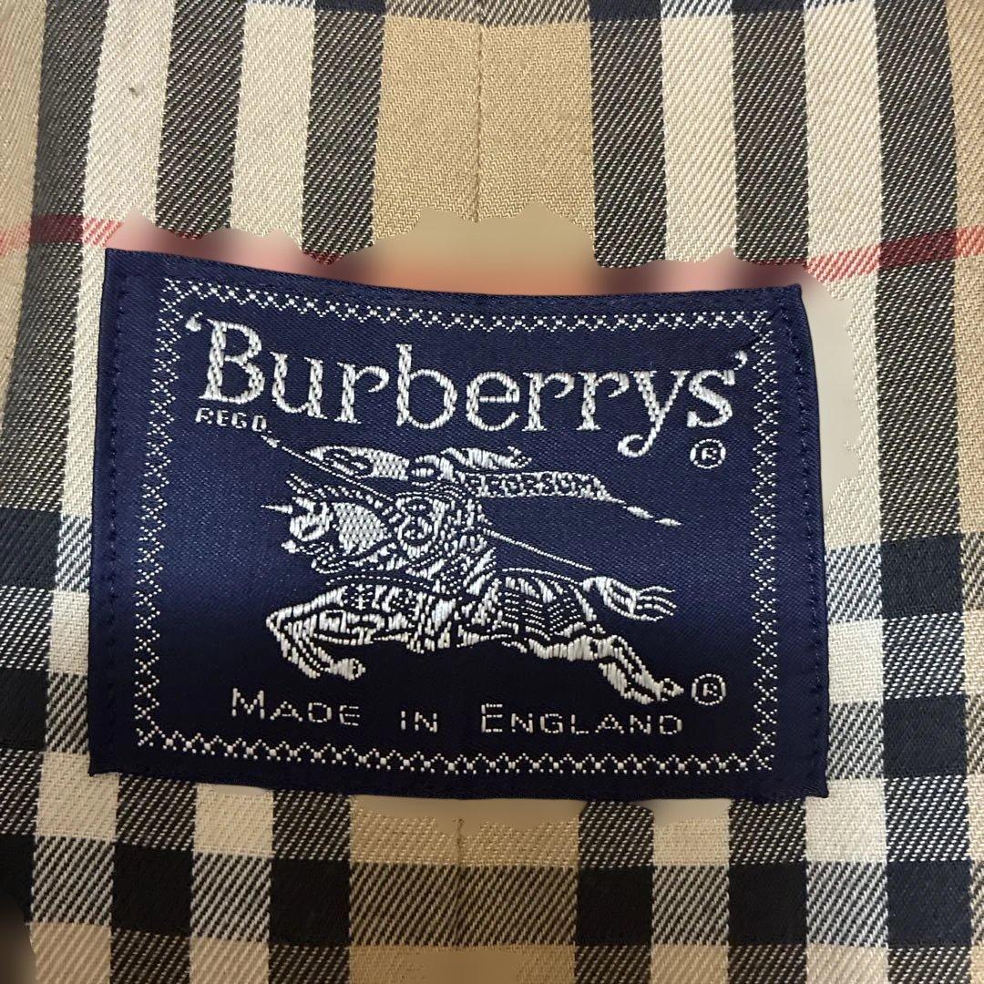 Burberry's ネイビー トレンチコート 100%コットン　ビンテージ品