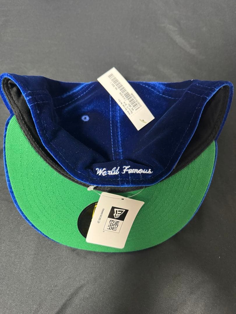 帽子 Supreme Velour Box Logo New Era \"Navy\"