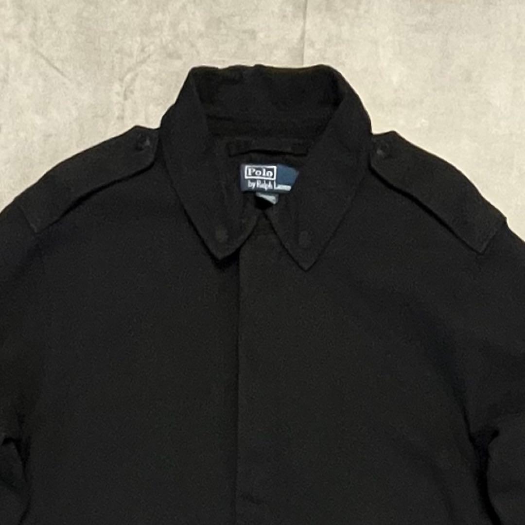 90'S RALPH LAUREN \"A-2\" フライトジャケット ブラック