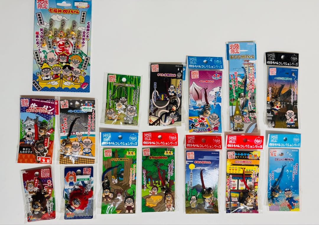 加トちゃん バカ殿 ドリフ ご当地 キーホルダー 45個 セット