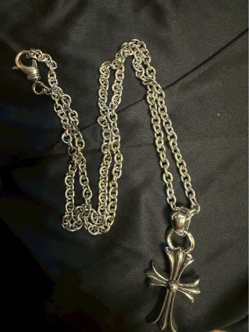 クロス ネックレス シルバー S925 60cm