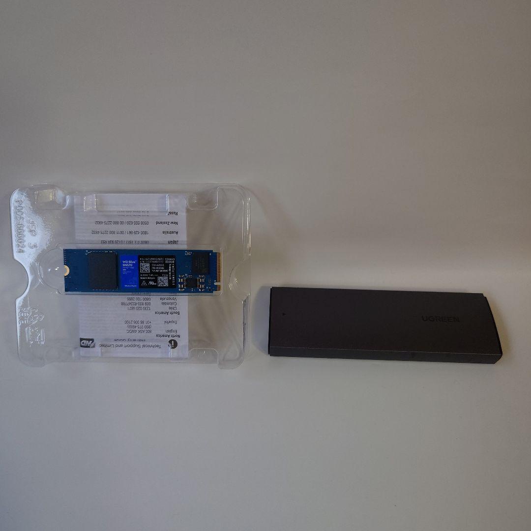 M.2 SSD 500GB + 外付けケース
