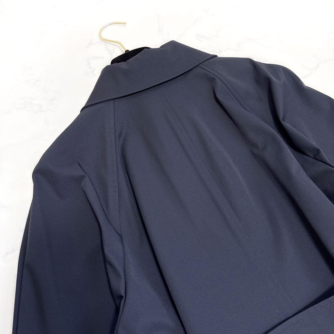 24SS セオリーリュクス theory luxe ステンカラーコート 38 紺