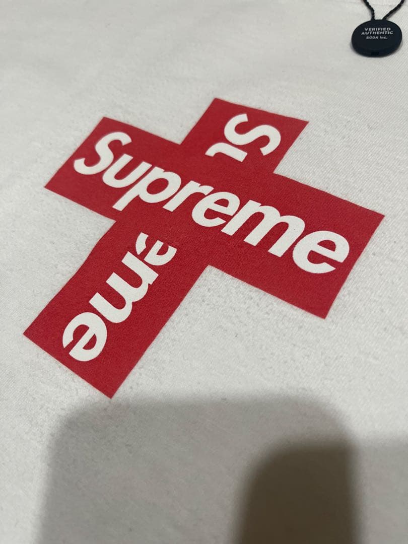 【希少レア！】美品 Supreme BOXクロスロゴ カットソー L