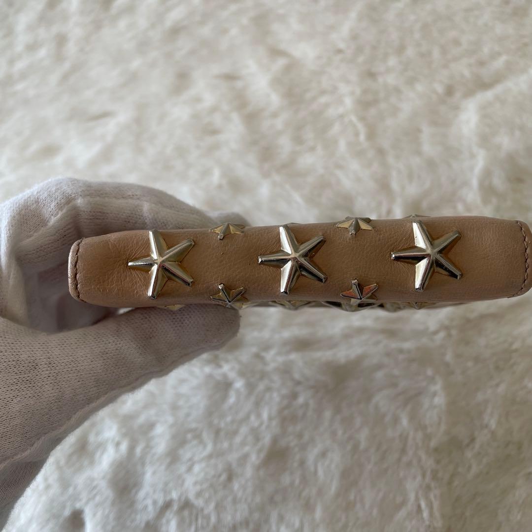 りぼん様美品☆JIMMY CHOO ‪☆スタースタッズ 名刺入れ カードケース