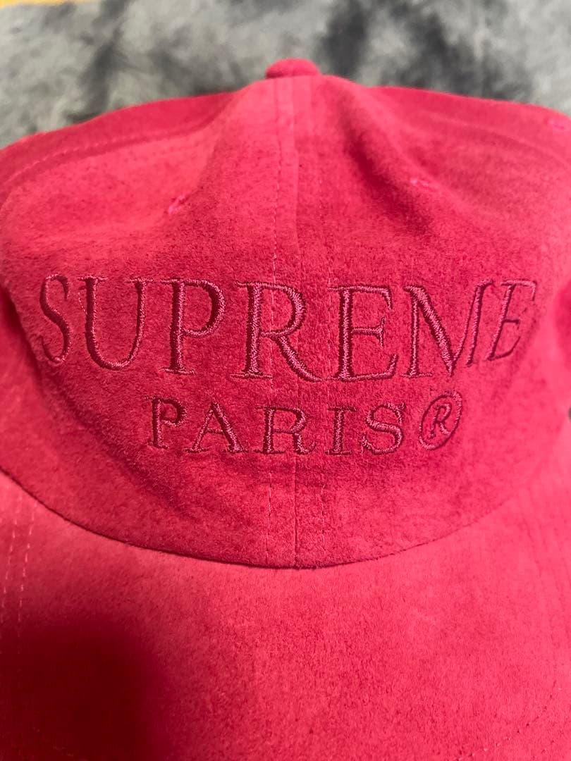 SUPREME ピンク キャップ