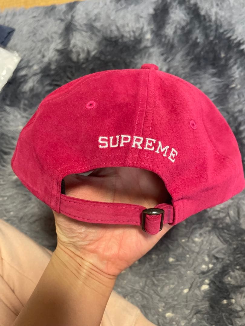 SUPREME ピンク キャップ