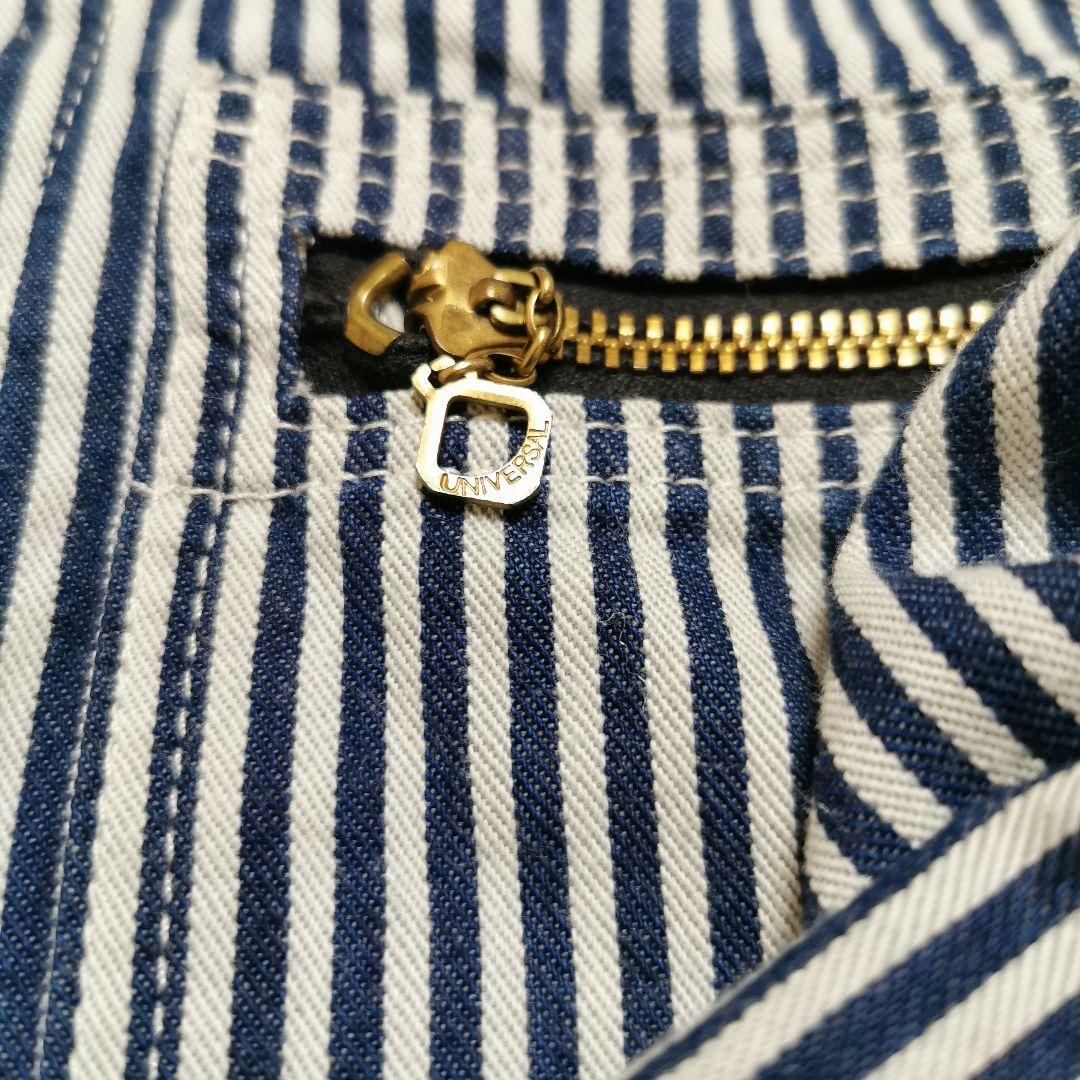 Lee ヒッコリートライプショートカバーオール