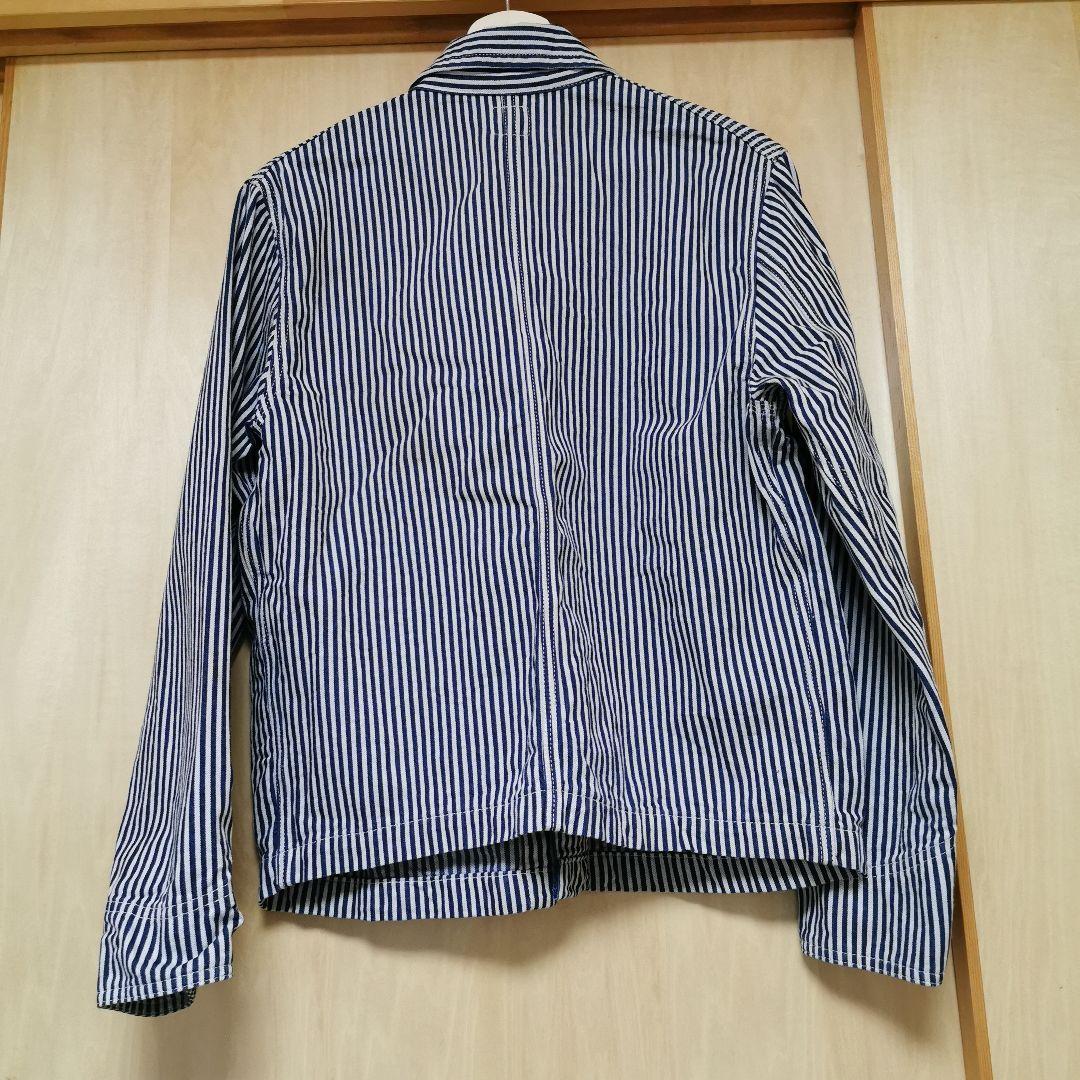 Lee ヒッコリートライプショートカバーオール