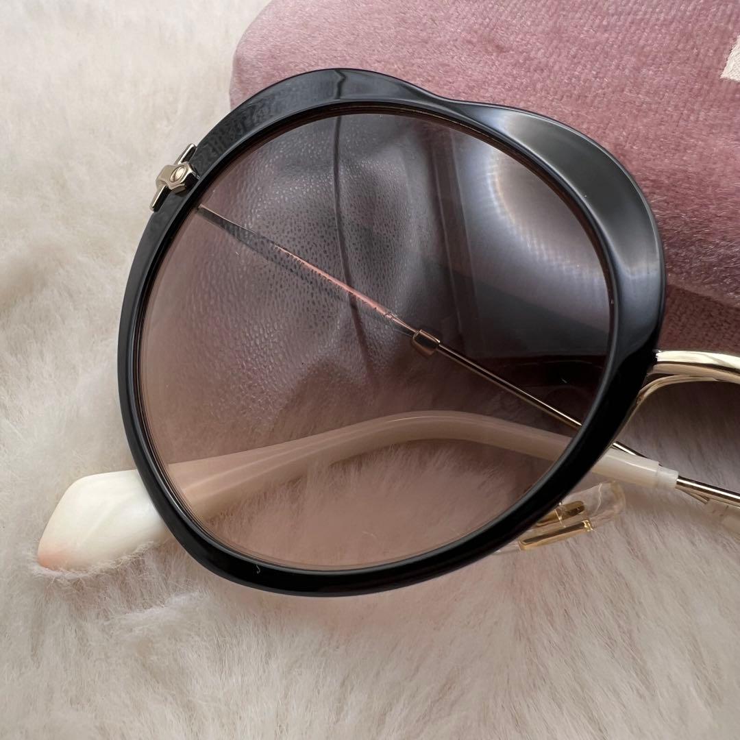 極美品✨付属有❗️miumiu サングラス SMU54R ハート型