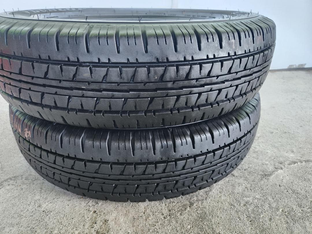 送料込☆2024年製 ダンロップタイヤ 165/80R14 LT ☆2本