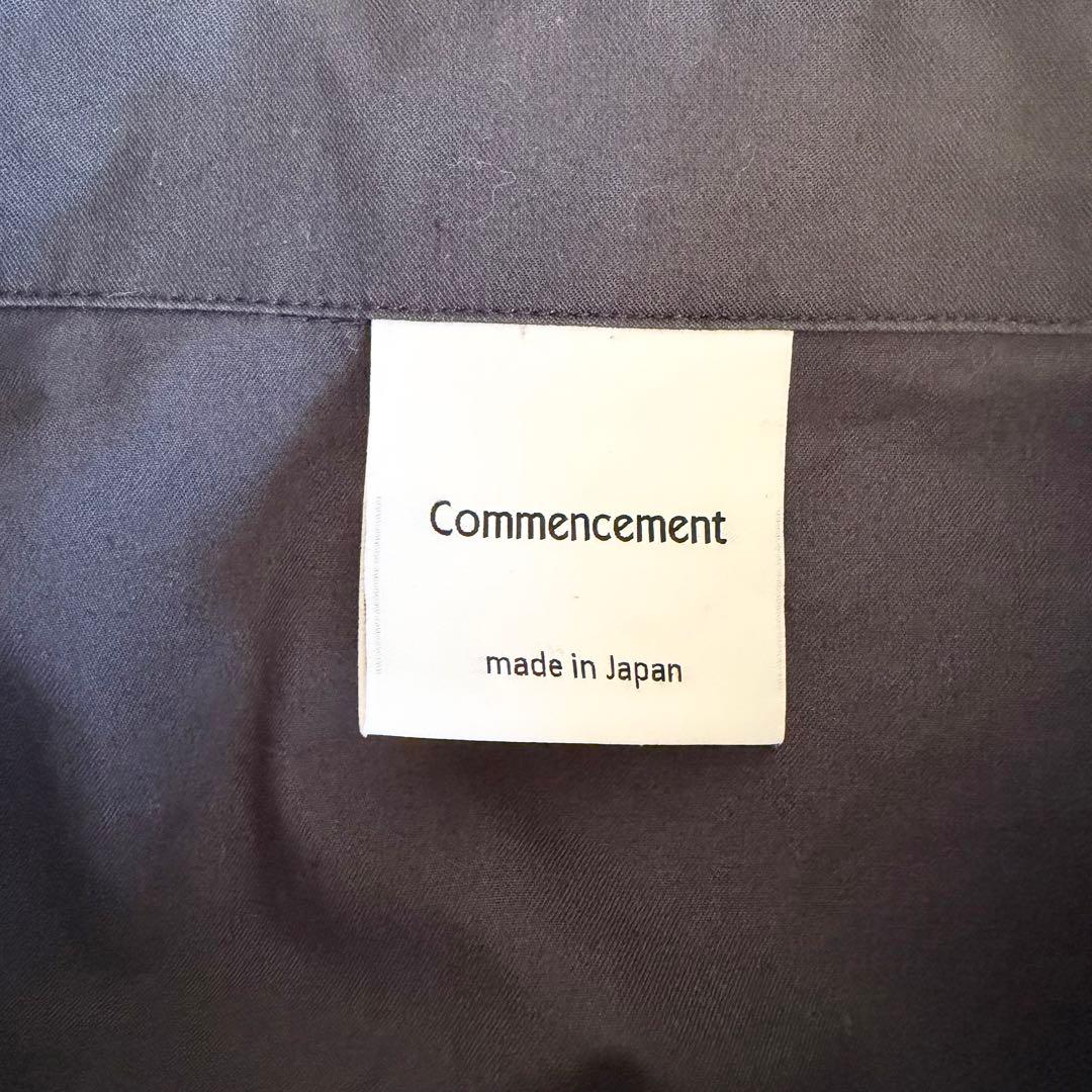 コメンスメント　COMMENCEMENT　日本製綿　デイリーコート 　ネイビー
