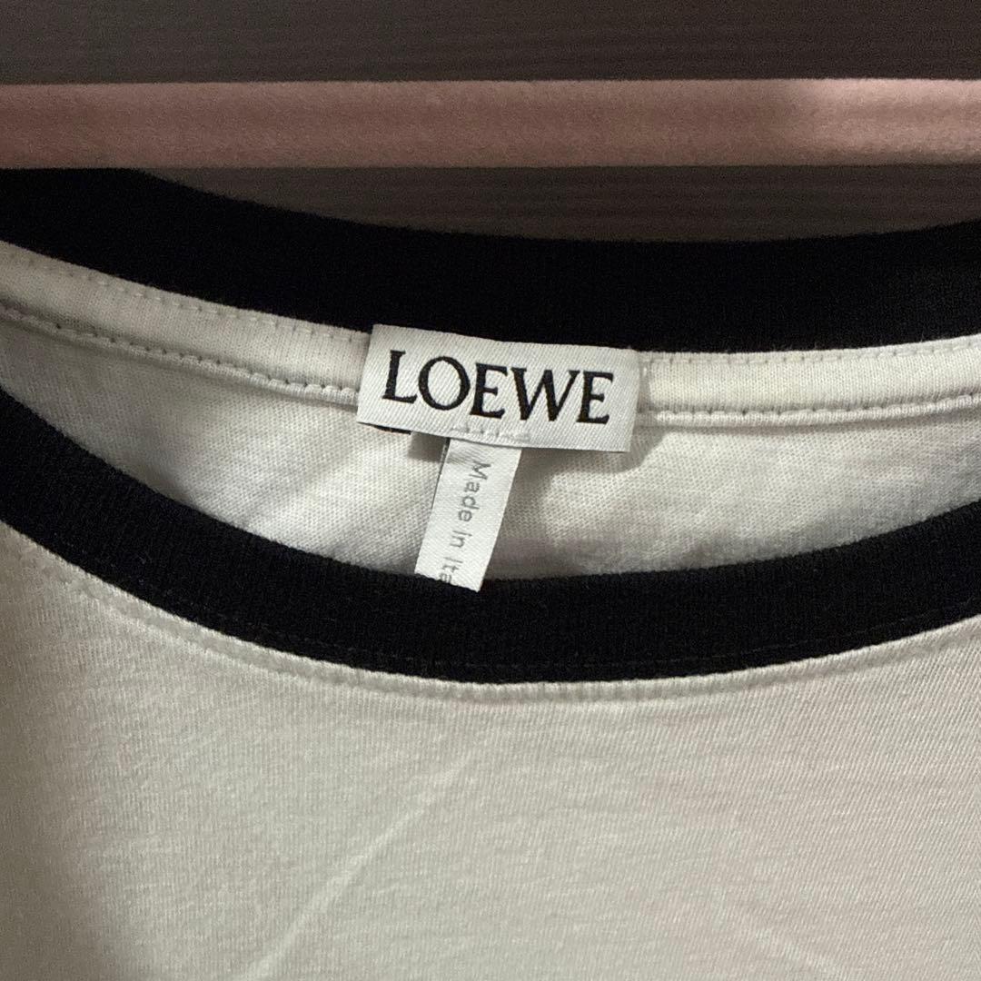 LOEWE ホワイト レディースTシャツ 半袖