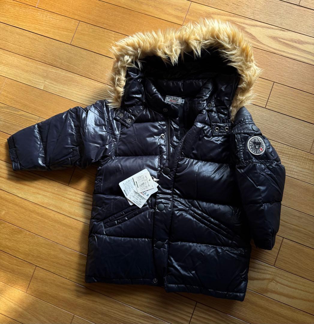公*o様 ミキハウス　DOUBLE_B 子供服 100cm 新品　ダウン　シャツ