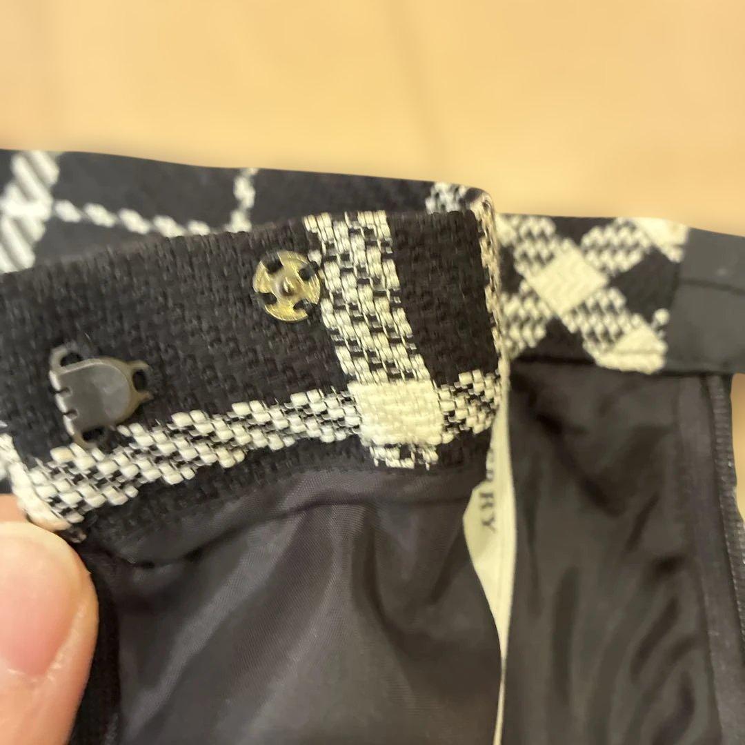 【難あり】BURBERRY LONDON ノバチェック ロングスカート 15号