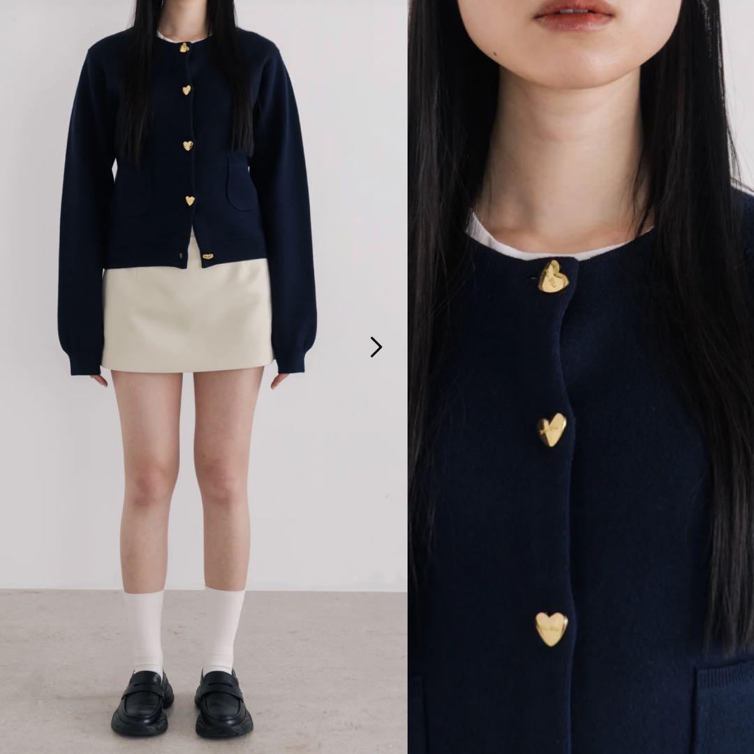 トップス THE TOE 26SS Semperoper Heart Cardigan