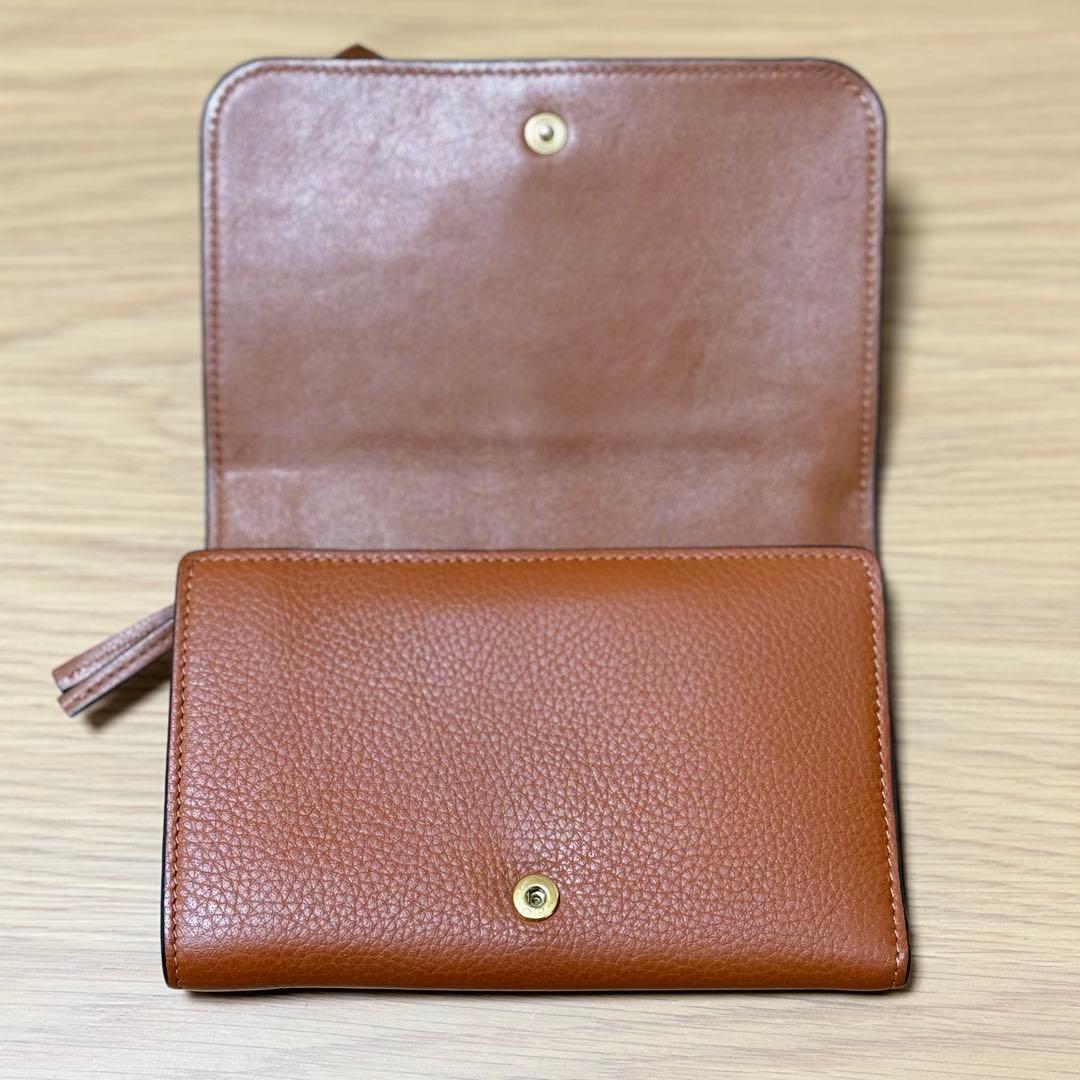 Chloé ブラウンレザー 二つ折り財布