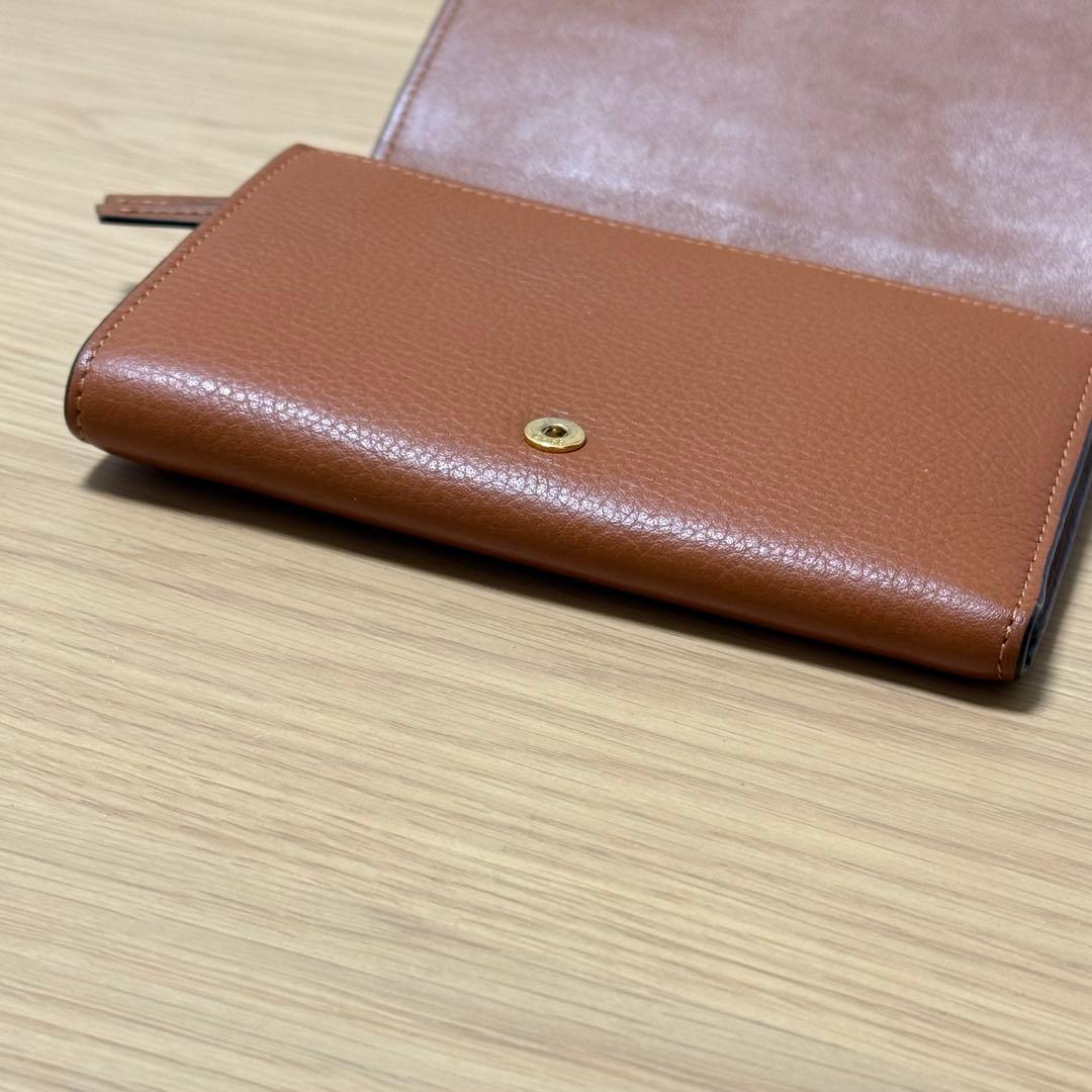 Chloé ブラウンレザー 二つ折り財布
