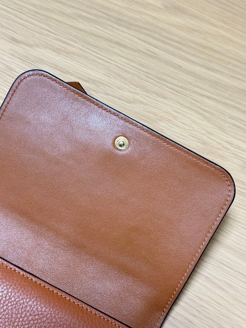 Chloé ブラウンレザー 二つ折り財布