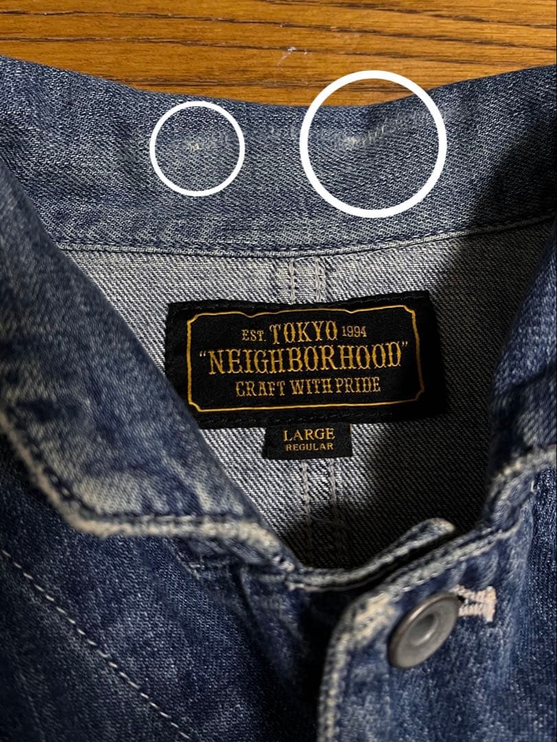 ネイバーフッド デニムコート カバーオール L デニム NEIGHBORHOOD