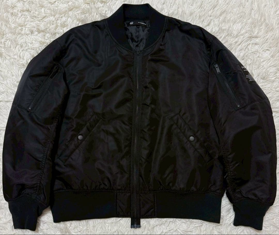 【完売品】GU×UNDERCOVER コラボ　MA-1 洗える　Lサイズ　黒