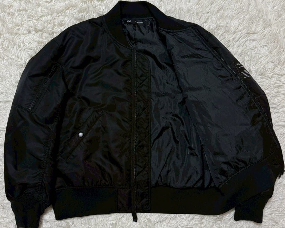 【完売品】GU×UNDERCOVER コラボ　MA-1 洗える　Lサイズ　黒