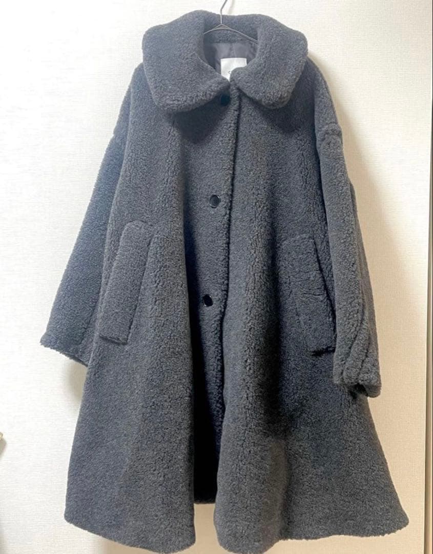 ジャケット・アウター clane VOLUME FLARE BOA COAT