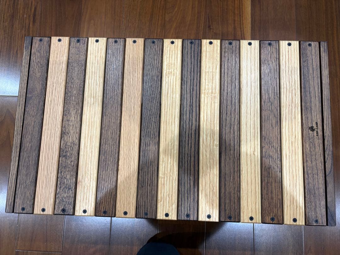 翠 kimicamp ゼブラテーブル 美品