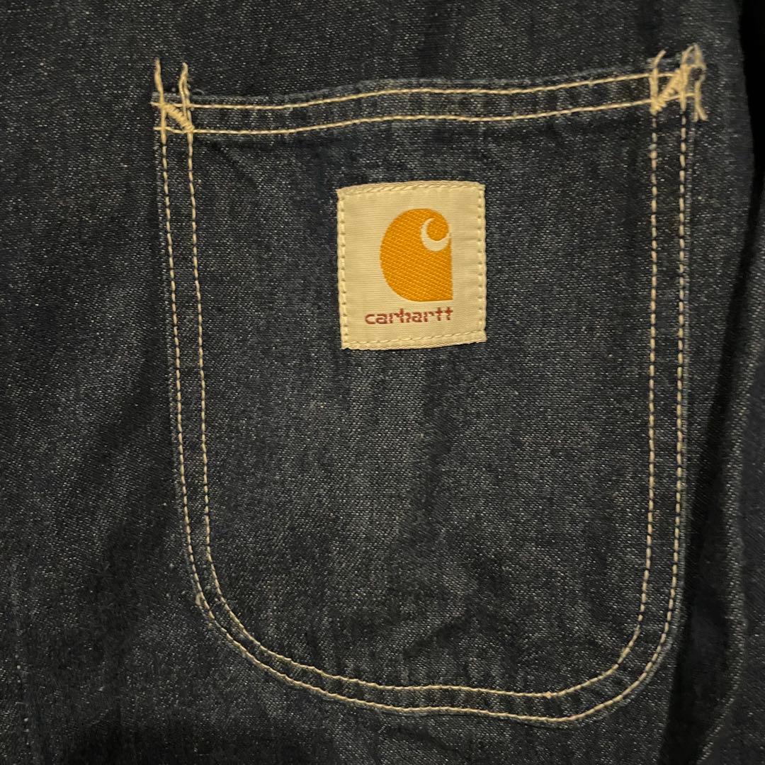 90s USA製 Carhartt カーハート デニム カバーオール サイズ40
