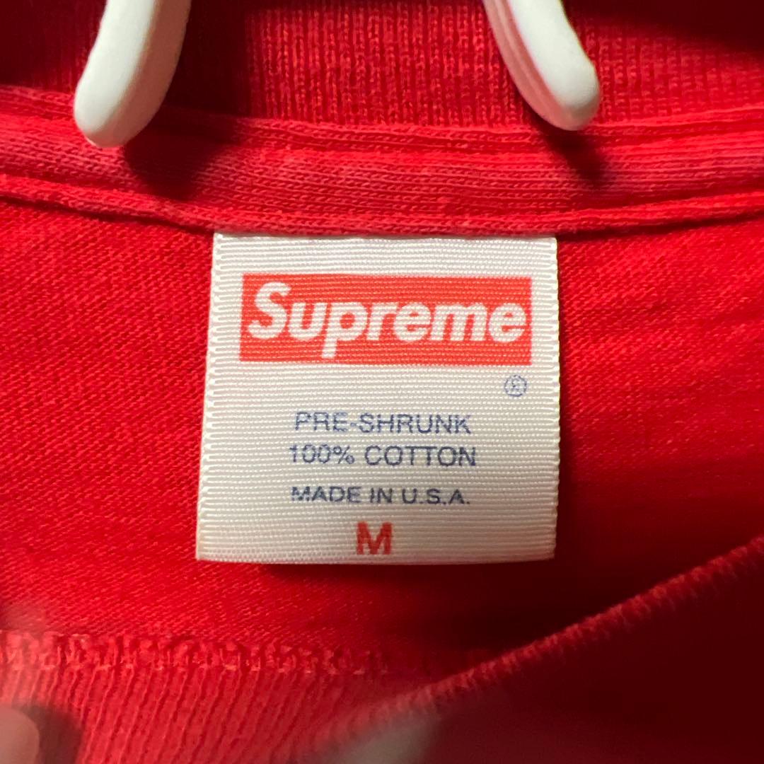 Supreme チャップリン　レッドTシャツ M