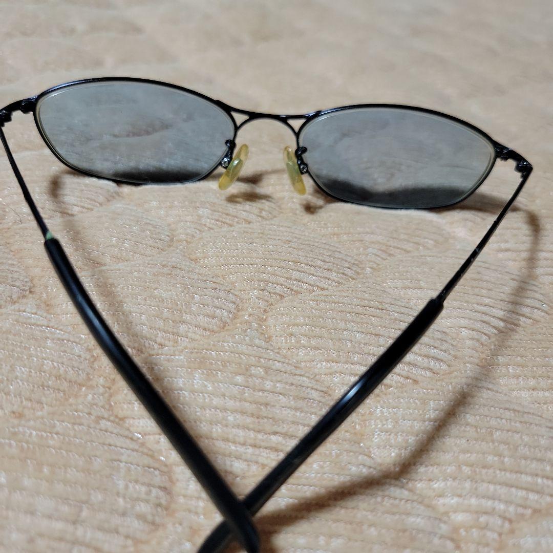 Ray-Ban ブラックオーバルサングラス ケース付き