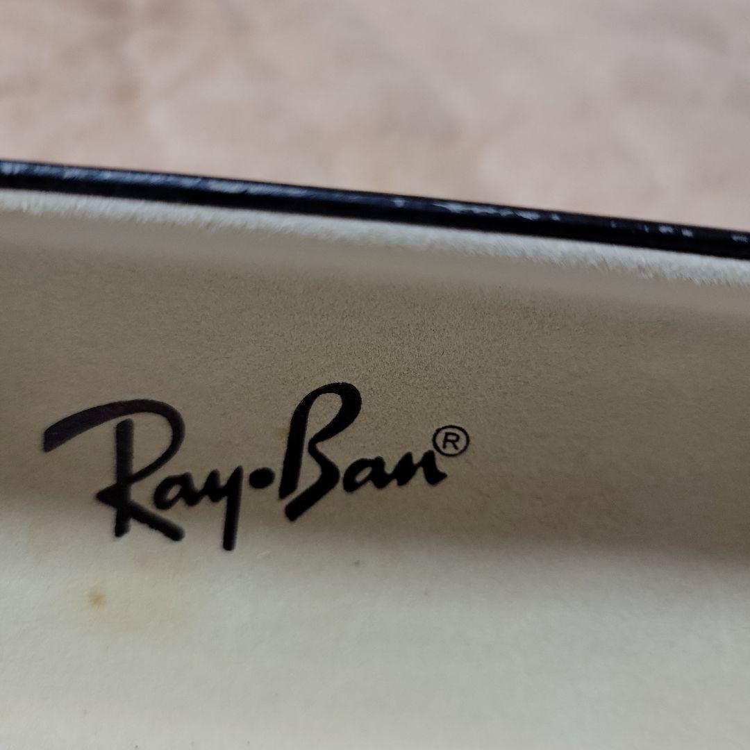Ray-Ban ブラックオーバルサングラス ケース付き