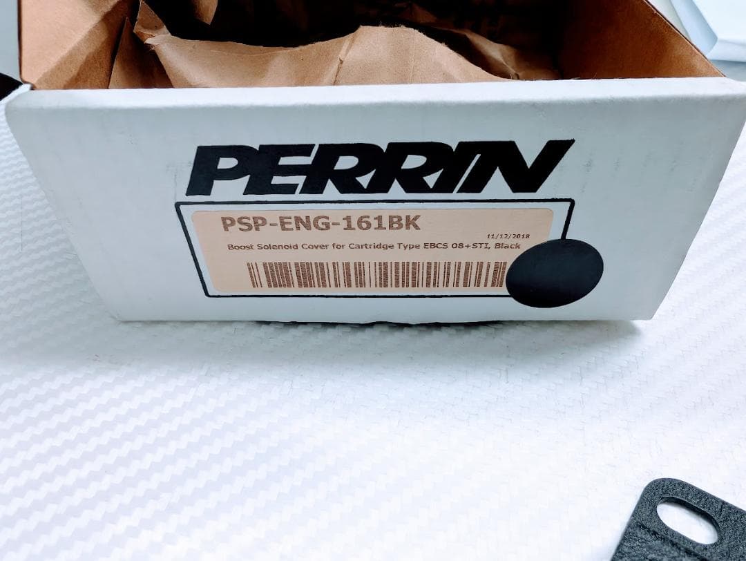 PERRIN ブーストソレノイドカバー 黒