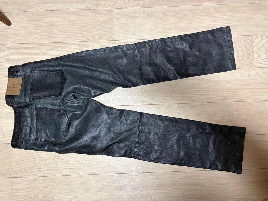   Jeans ブラック レザーパンツ swag yoko