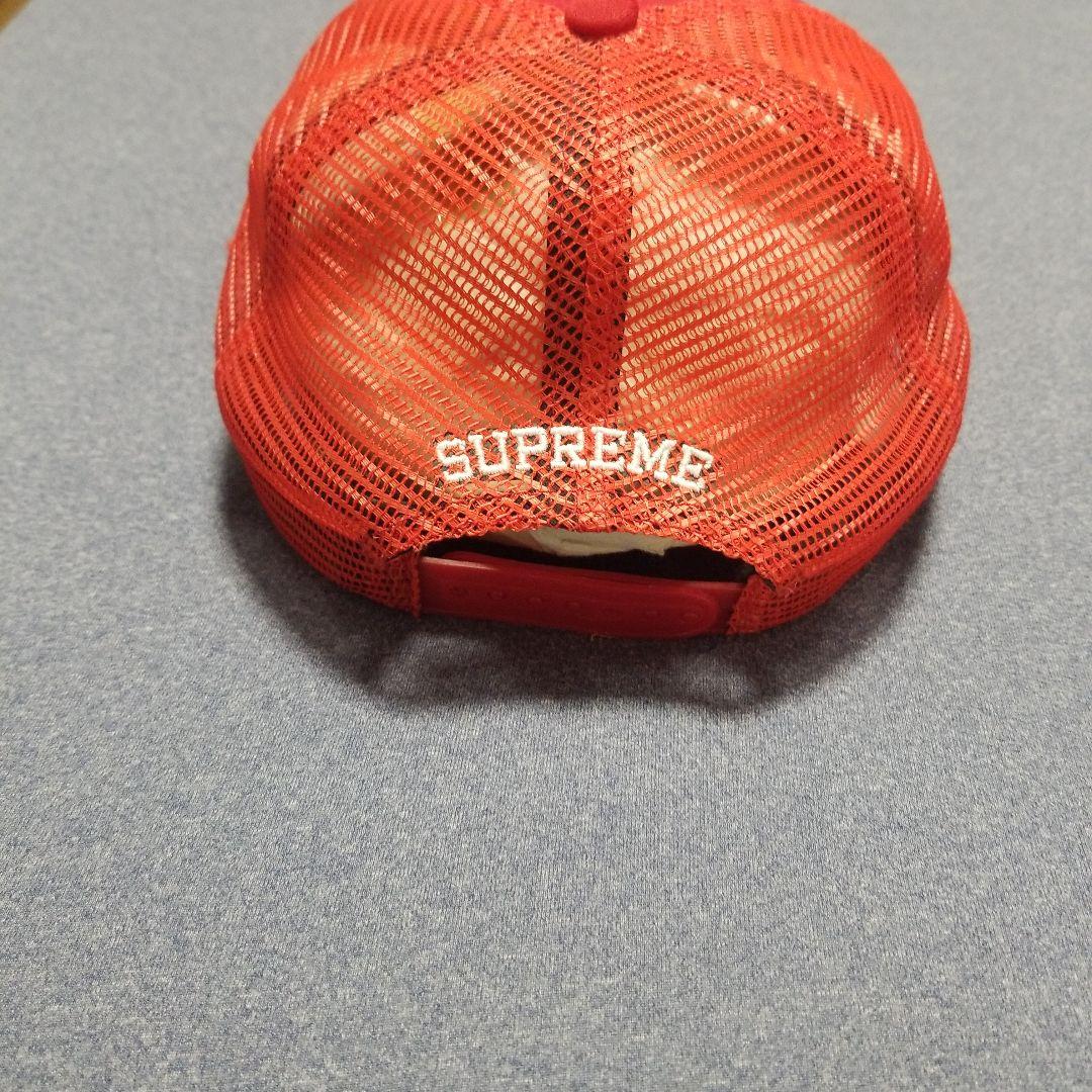 SUPREME メッシュキャップ レッド