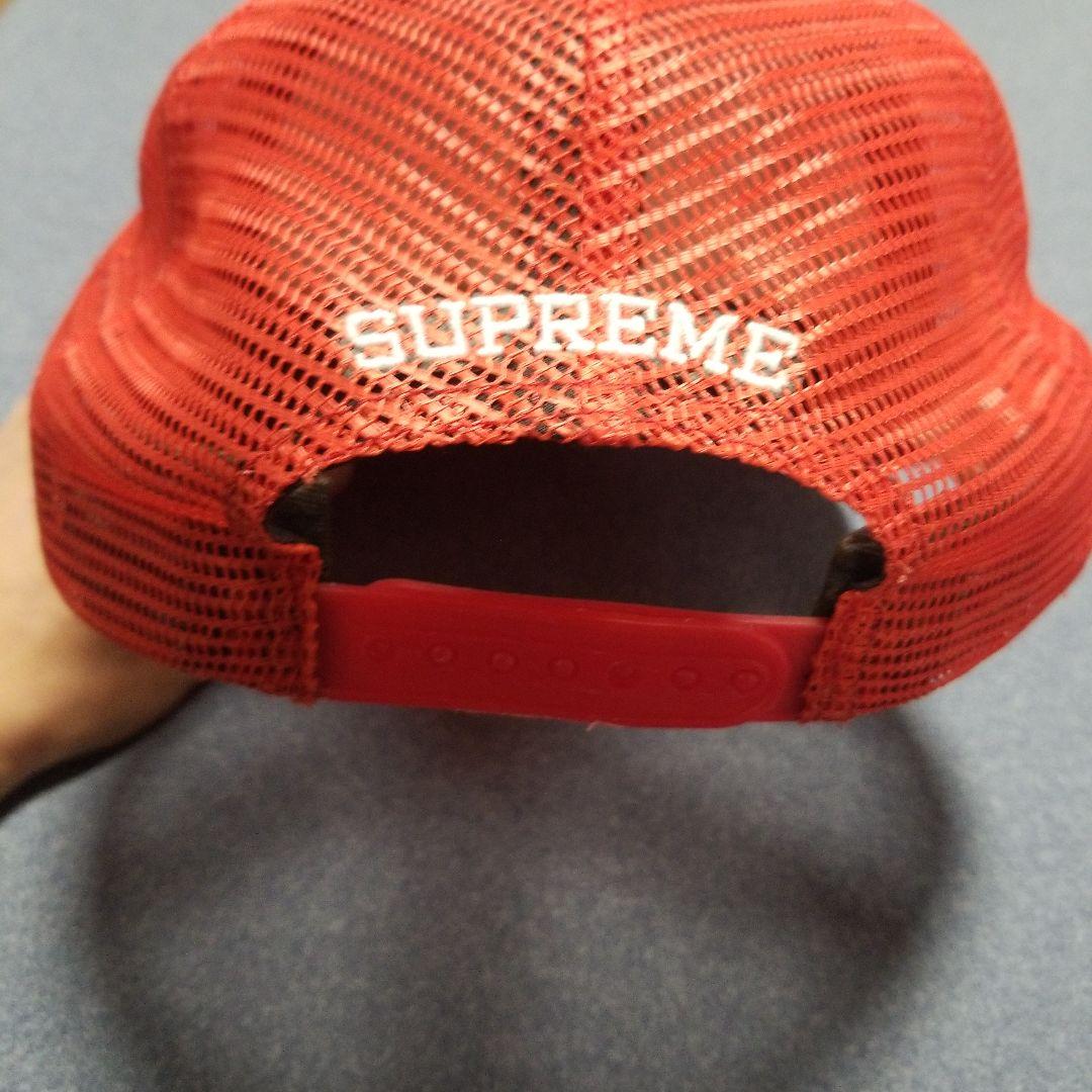 SUPREME メッシュキャップ レッド