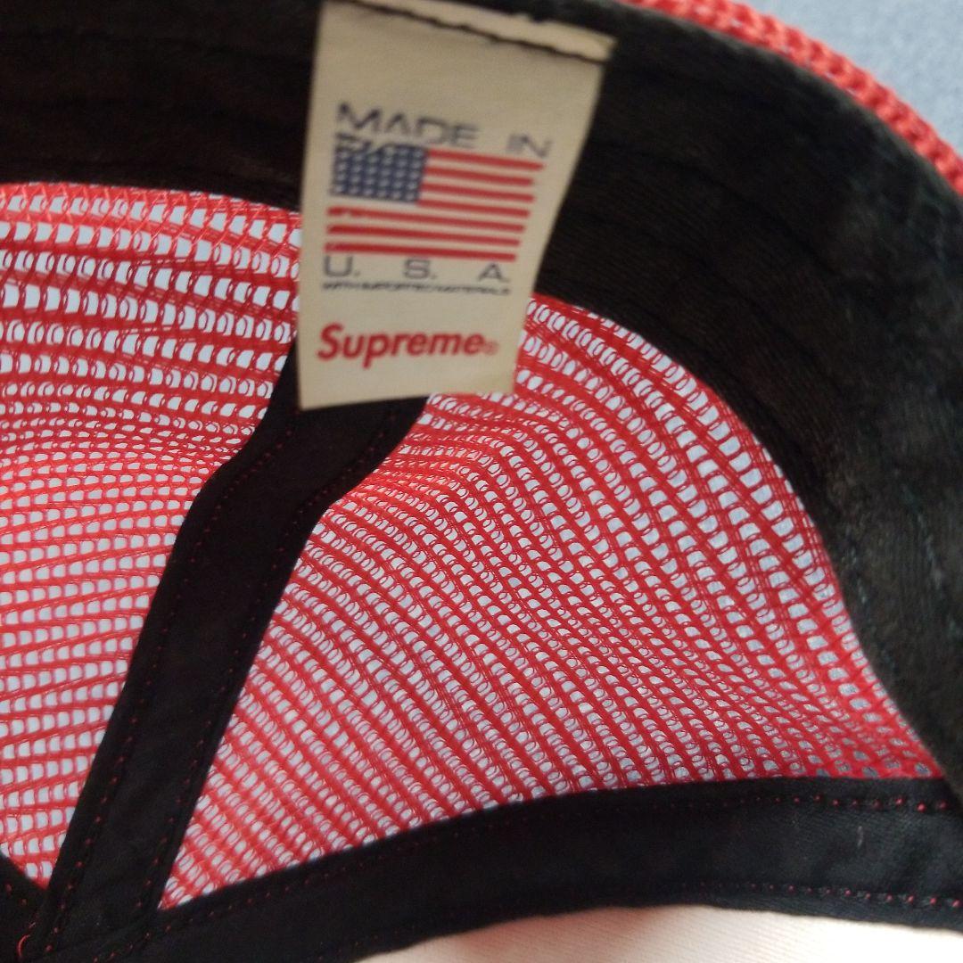 SUPREME メッシュキャップ レッド