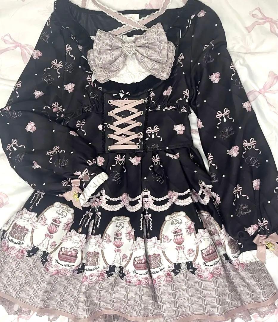 LIZLISA MeltyChocolateワンピース ブラック