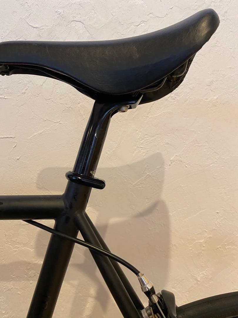 【送料込、完成車】700c フジフェザー ピスト ブローチャーズ ブルーラグ