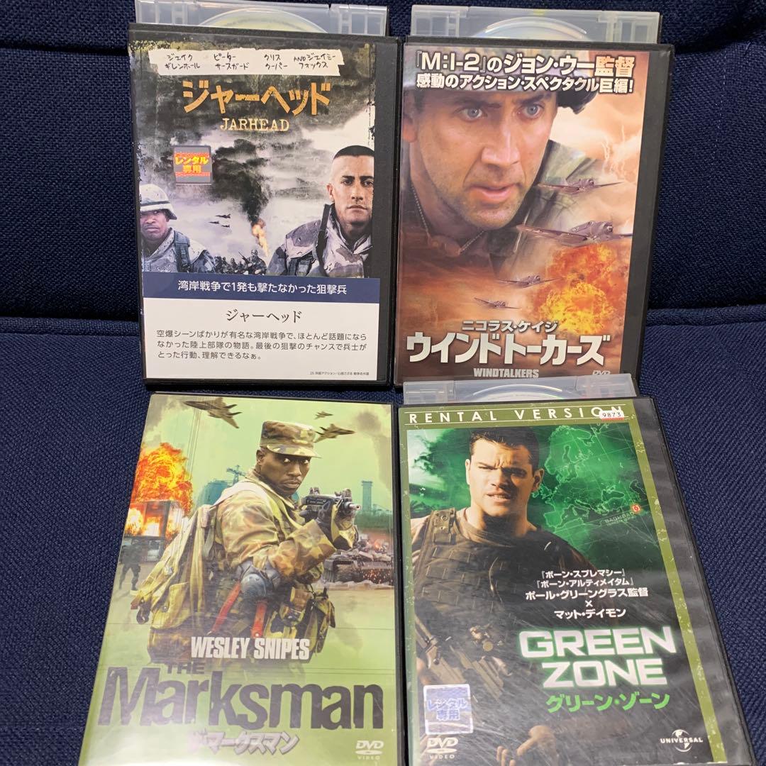 名作戦争映画30点　ハートロッカー、若き勇者たち、プラトーン、ハンバーガーヒル他