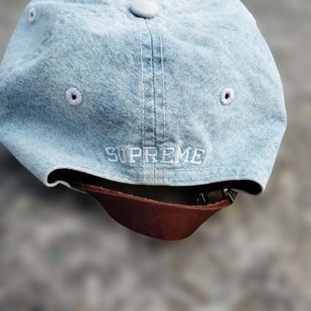 Supreme 水色 ベースボールキャップ