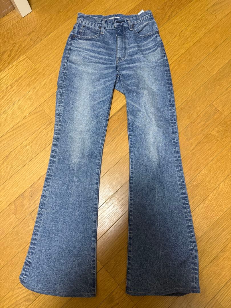 MOUSSY MVS FLARE(L) ロングサイズ 25inch BLU