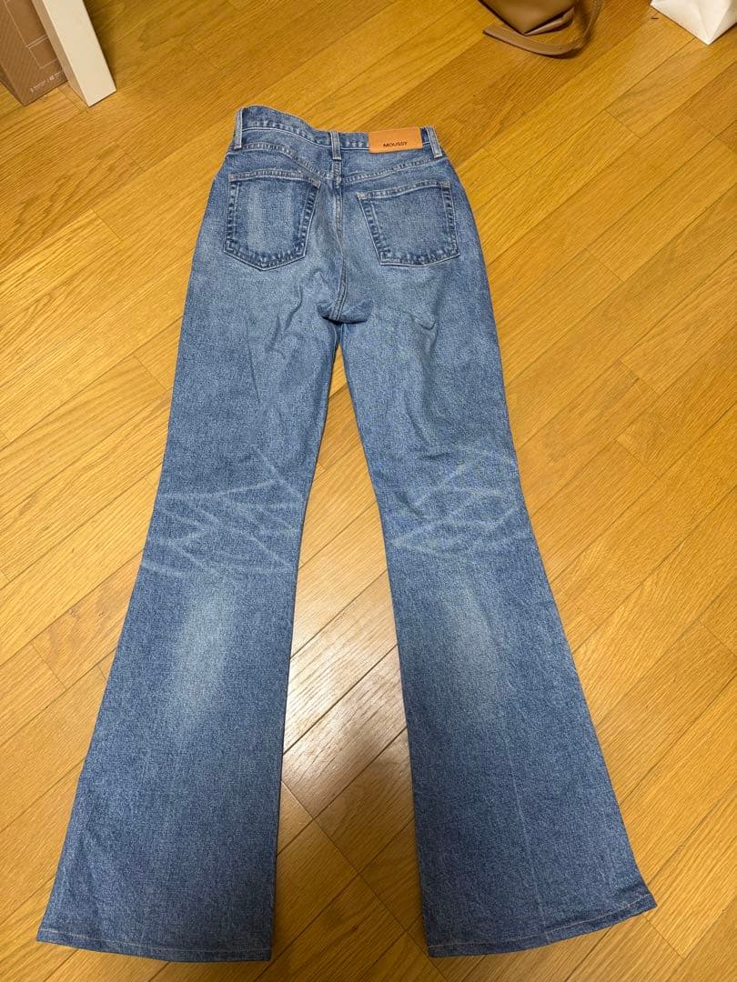 MOUSSY MVS FLARE(L) ロングサイズ 25inch BLU