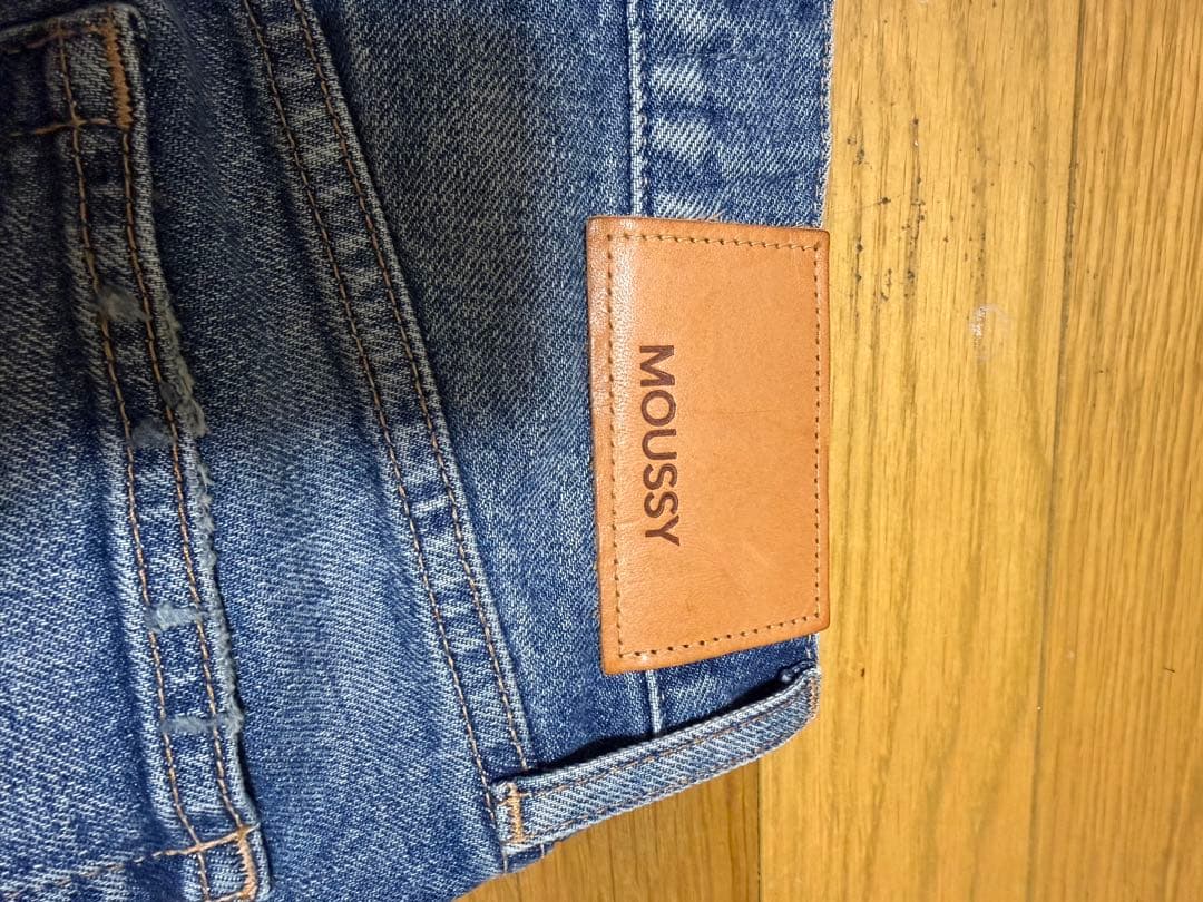 MOUSSY MVS FLARE(L) ロングサイズ 25inch BLU