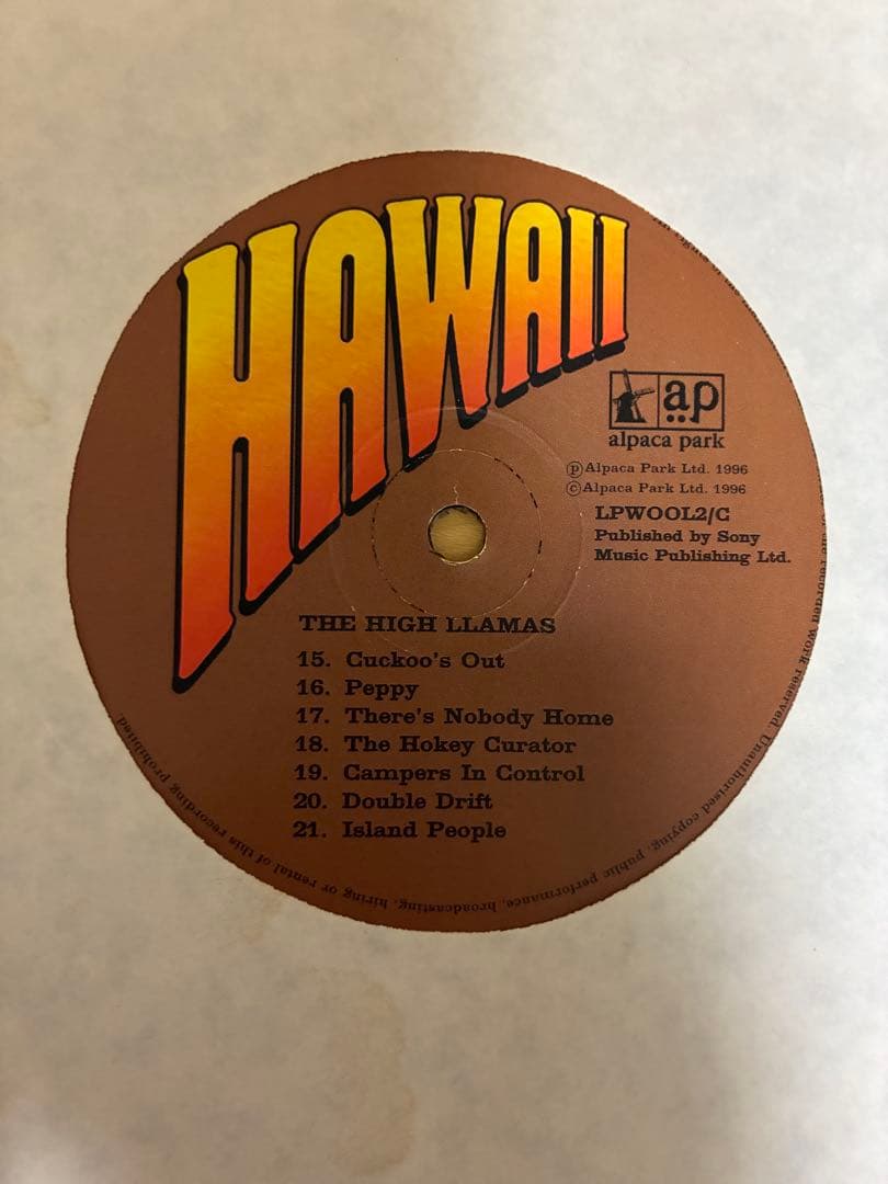 【LP】The High Llamas / Hawaii