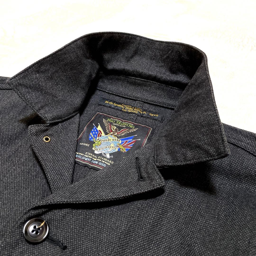 【超美品】エゴトリッピングEGO TRIPPING コートブラック46