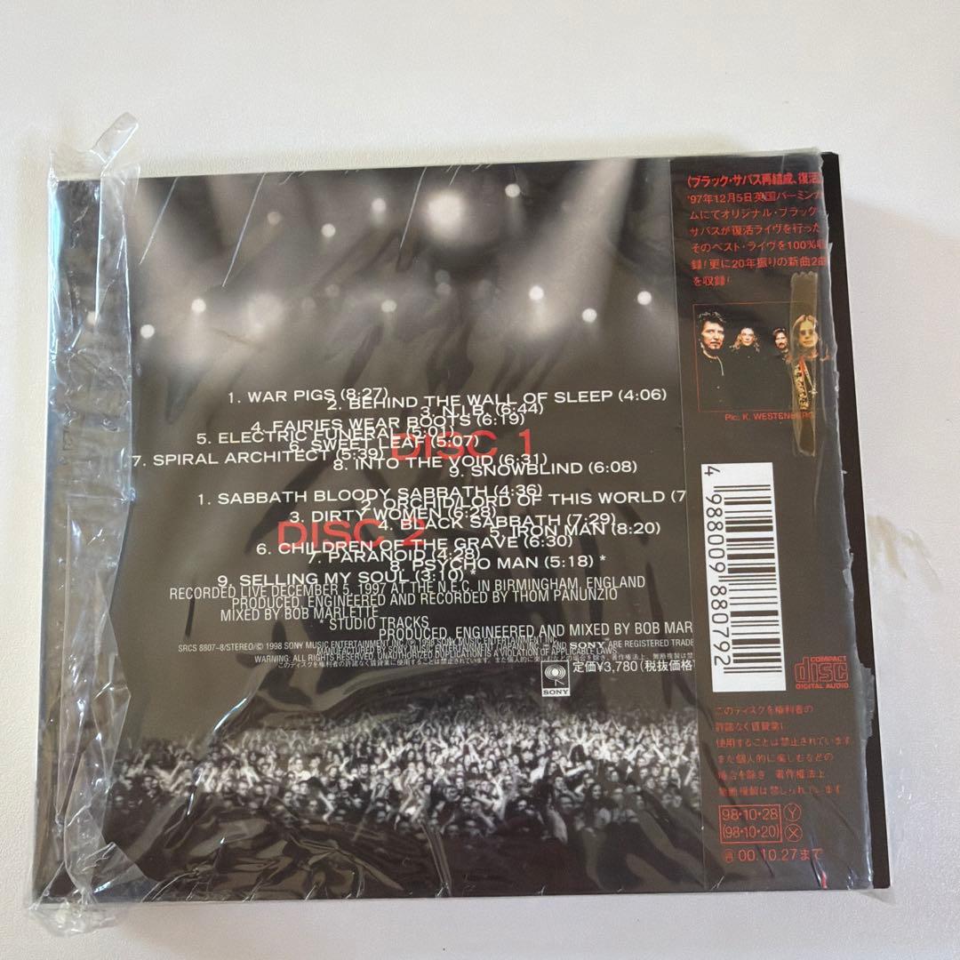 洋楽 Black Sabbath Reunion CD