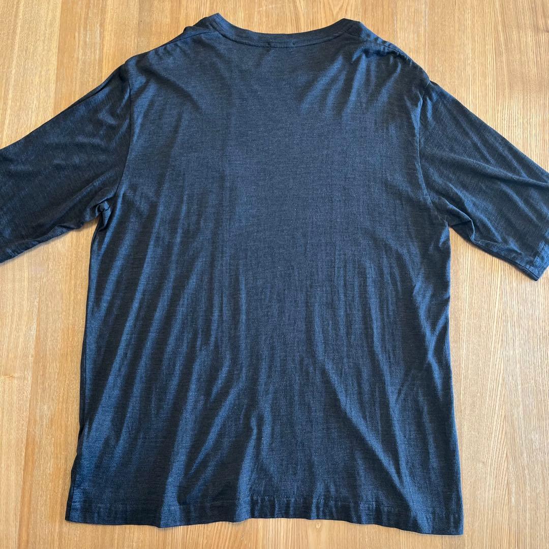 maatee&sons シルクポケットTシャツ 4 タグ付き チャコールグレー