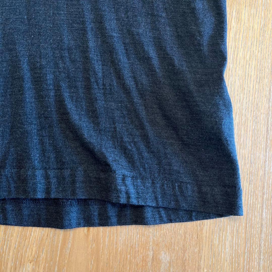 maatee&sons シルクポケットTシャツ 4 タグ付き チャコールグレー