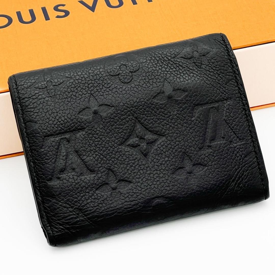 【美品 IC搭載】ヴィトン アンプラント ヴィクトリーヌ コンパクト 財布 黒